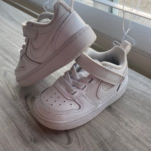 Infant white Nikes